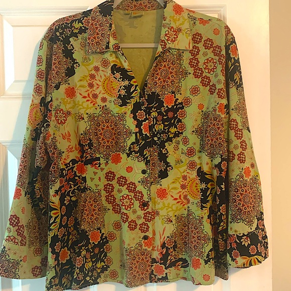 Tianello XL Floral Top - Picture 13 of 13